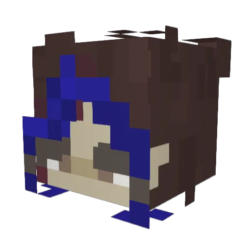 Ky2020 Minecraft avatar head, 3D render