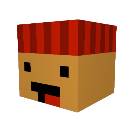 KyDa21 Minecraft avatar head, 3D render