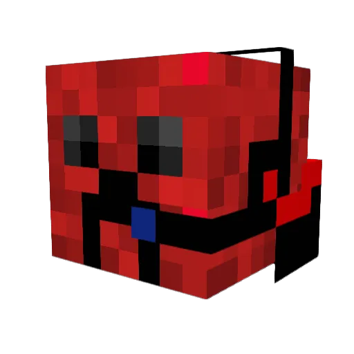 KyDaGr8 Minecraft avatar head, 3D render