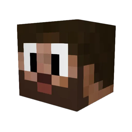 KyGuN Minecraft avatar head, 3D render