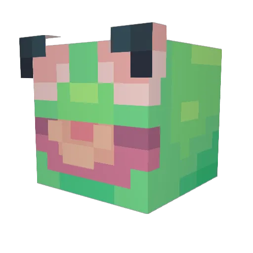 KyLastos Minecraft avatar head, 3D render