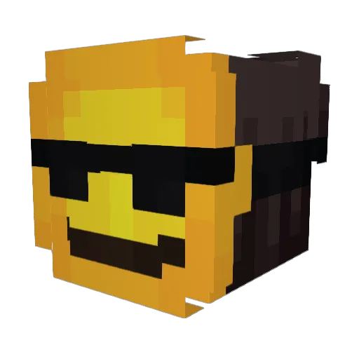KyOGrii Minecraft avatar head, 3D render