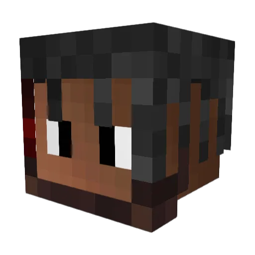 KySkeez Minecraft avatar head, 3D render