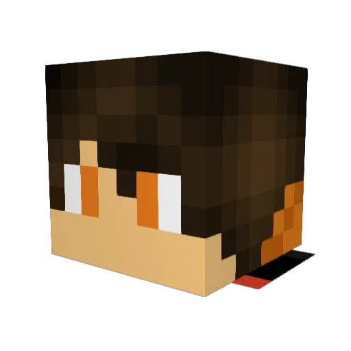 KySky11 Minecraft avatar head, 3D render