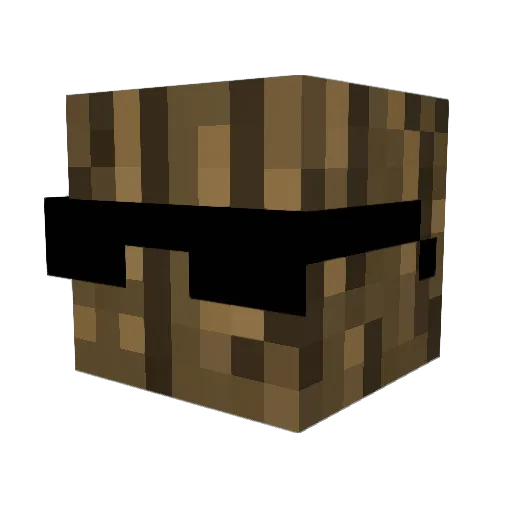 KySoto Minecraft avatar head, 3D render