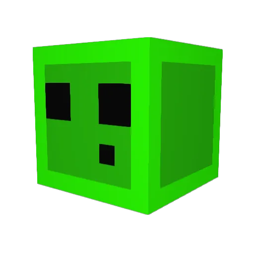 KyV13 Minecraft avatar head, 3D render