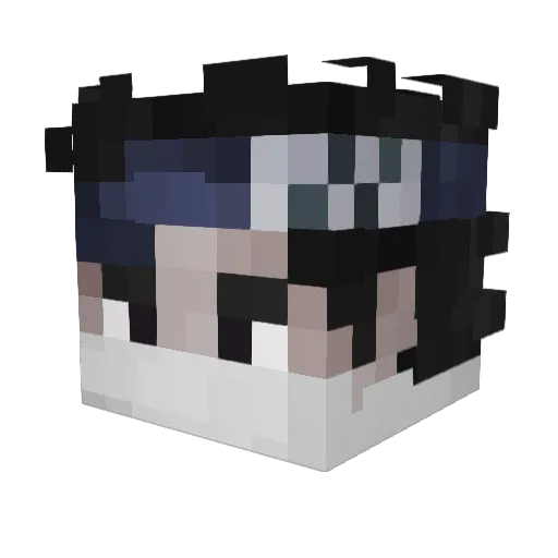 KyZeuR_ Minecraft avatar head, 3D render