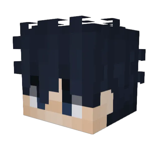 KyZo2022 Minecraft avatar head, 3D render