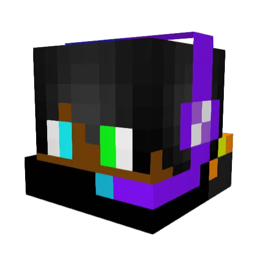 Ky_Davis Minecraft avatar head, 3D render