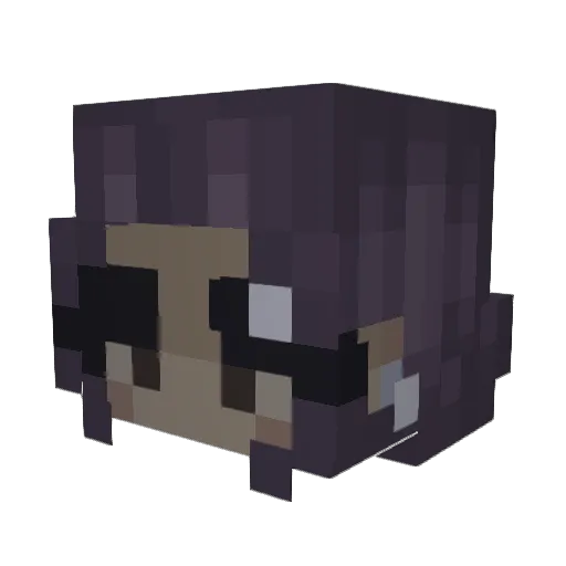 Ky_Mae Minecraft avatar head, 3D render