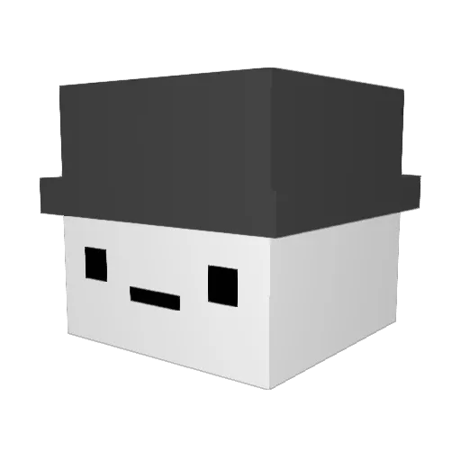 KyaDaRang Minecraft avatar head, 3D render