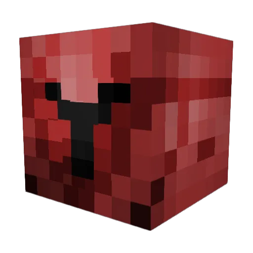 Kyaizen Minecraft avatar head, 3D render