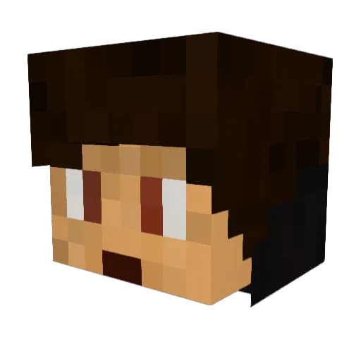 Minecraft-Avatar von KyalDark: Kopf als 3D-Render