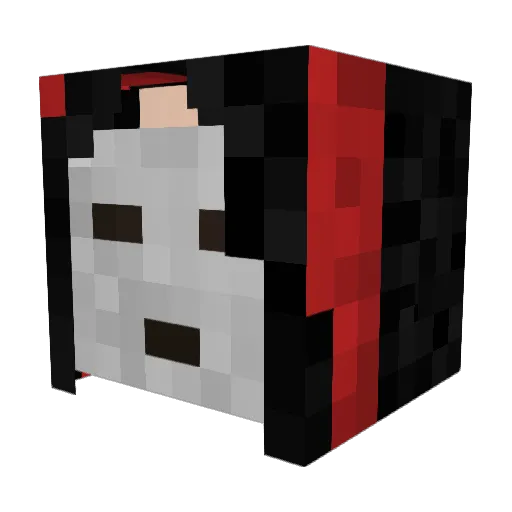 Kyatto720 Minecraft avatar head, 3D render