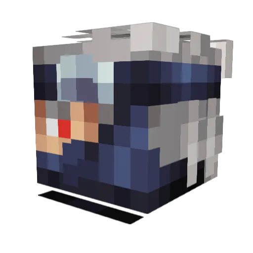 KybreIrving Minecraft avatar head, 3D render