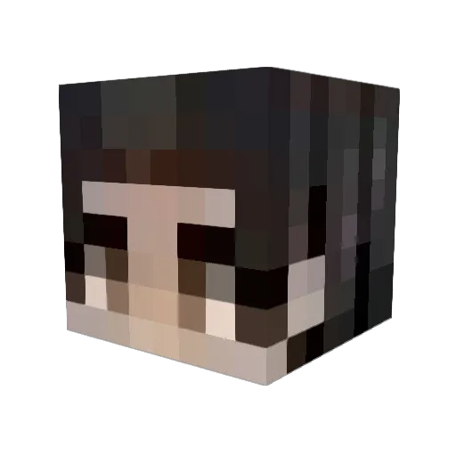 Kyd0119 Minecraft avatar head, 3D render