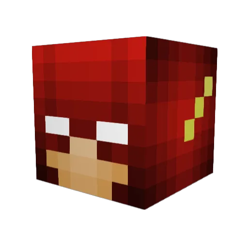Kydo1324 Minecraft avatar head, 3D render