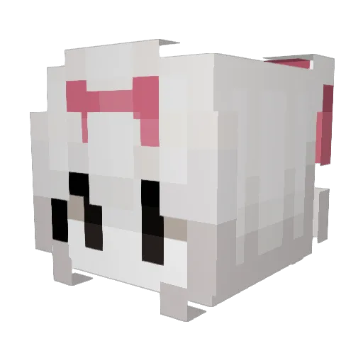 Kyerrose Minecraft avatar head, 3D render