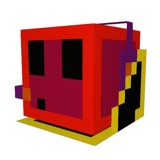 Kyeyra Minecraft avatar head, 3D render