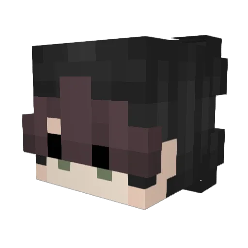 Kygel_ Minecraft avatar head, 3D render