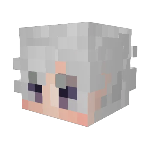 Kyhacko_MW Minecraft avatar head, 3D render