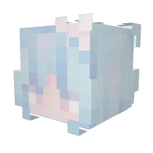 Kyiser Minecraft avatar head, 3D render