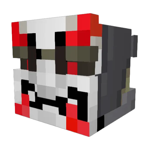 Kyklos Minecraft avatar head, 3D render