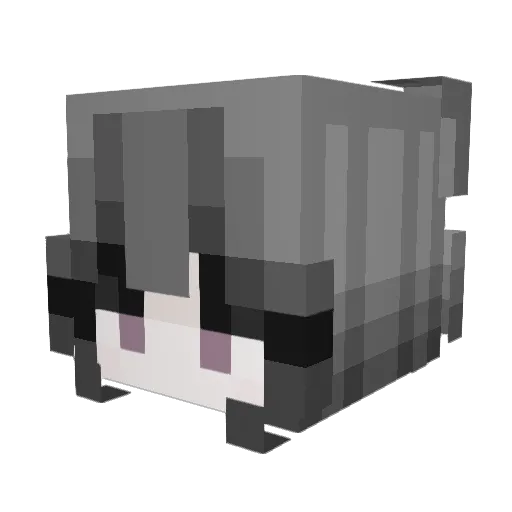 KylRaze Minecraft avatar head, 3D render