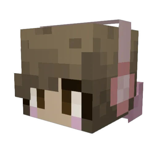 Kyla_RJ Minecraft avatar head, 3D render