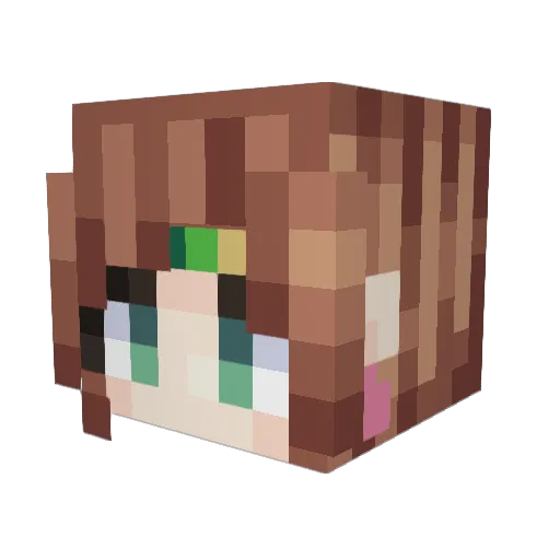 Kyla_Ren25 Minecraft avatar head, 3D render