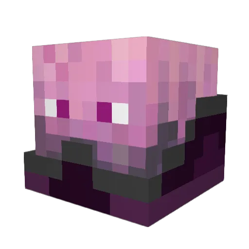 KylasHo Minecraft avatar head, 3D render