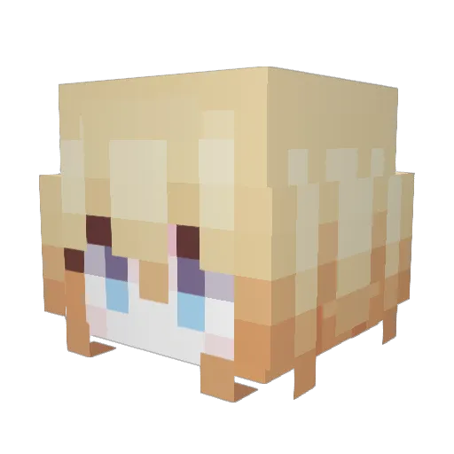 KyleBaVo_ Minecraft avatar head, 3D render