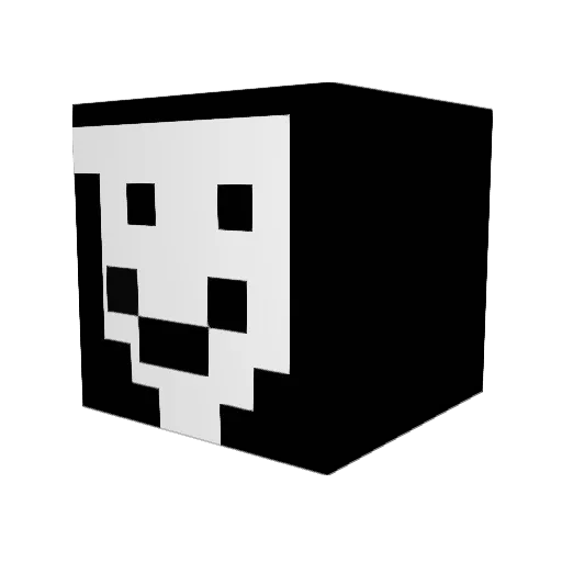 KyleC7 Minecraft avatar head, 3D render