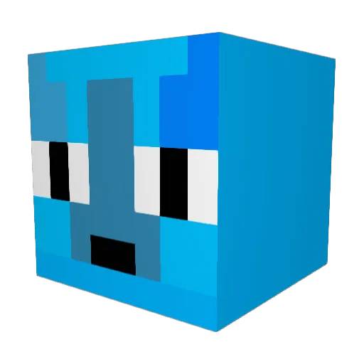 KyleClimson Minecraft avatar head, 3D render