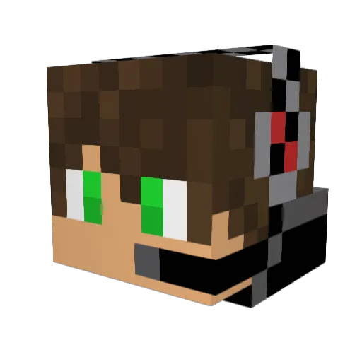 KyleLFC08 Minecraft avatar head, 3D render
