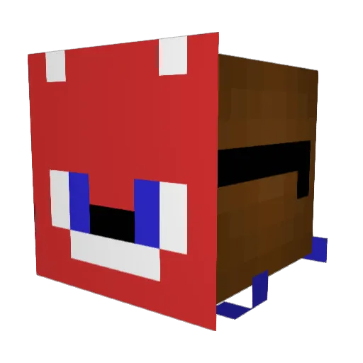 KyleLegend Minecraft avatar head, 3D render