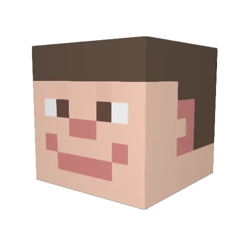KyleOfAllTime Minecraft avatar head, 3D render
