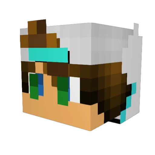 KyleRemastered Minecraft avatar head, 3D render