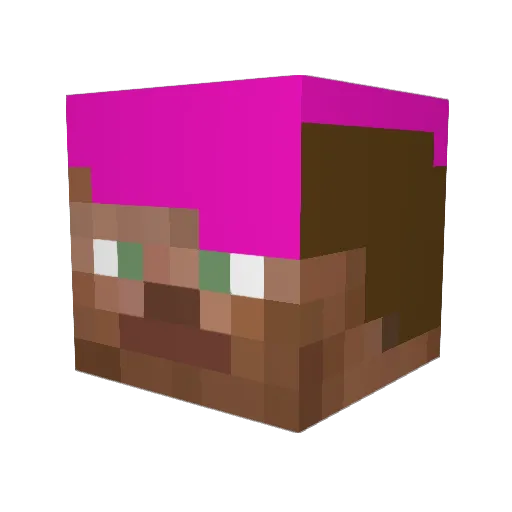 KyleTheMadOne Minecraft avatar head, 3D render