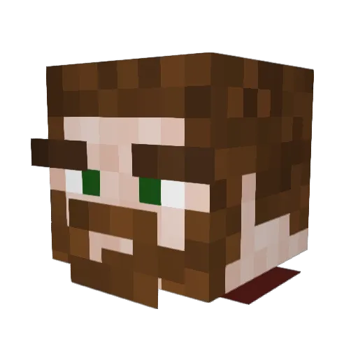 KyleWasWrong Minecraft avatar head, 3D render