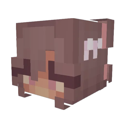 KyleXbas Minecraft avatar head, 3D render