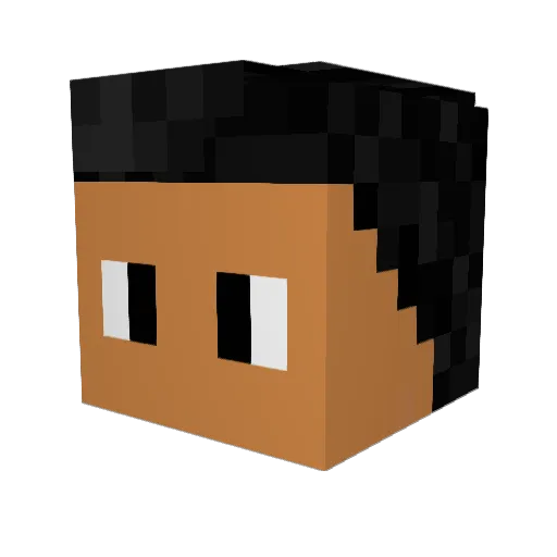 Kyle_9999 Minecraft avatar head, 3D render
