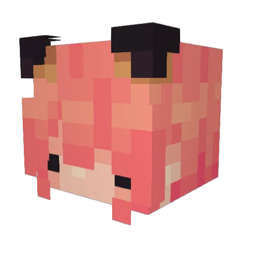 Kyle_Diao Minecraft avatar head, 3D render