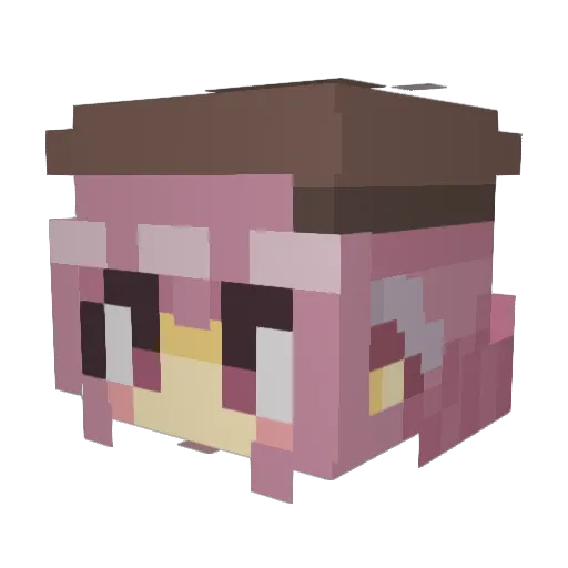 Kyle_Light15 Minecraft avatar head, 3D render