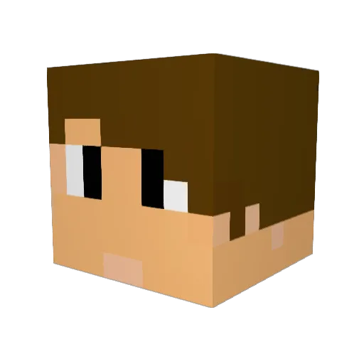 Kylea200402 Minecraft avatar head, 3D render