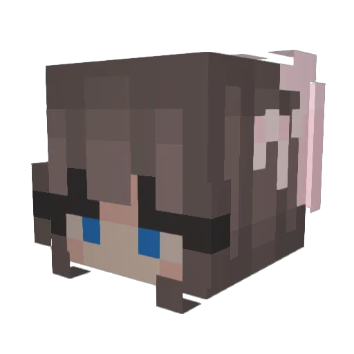 Kyleedb Minecraft avatar head, 3D render