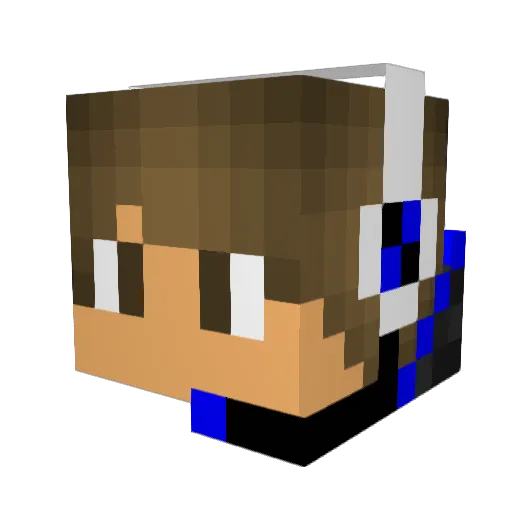 Kyletrolol0 Minecraft avatar head, 3D render