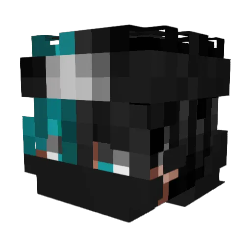 Kylewel1 Minecraft avatar head, 3D render