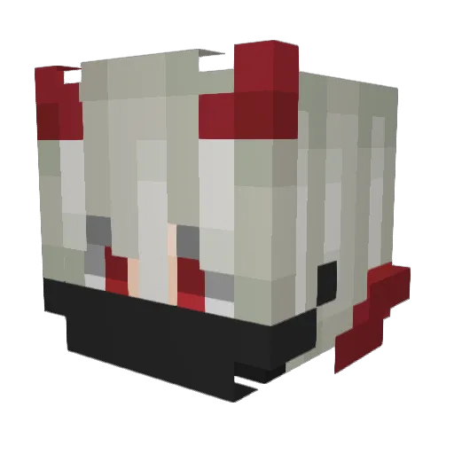 KyliXn_ Minecraft avatar head, 3D render