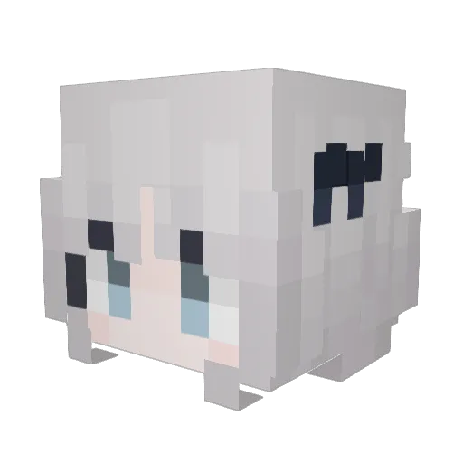 KylianMPAYPAL Minecraft avatar head, 3D render